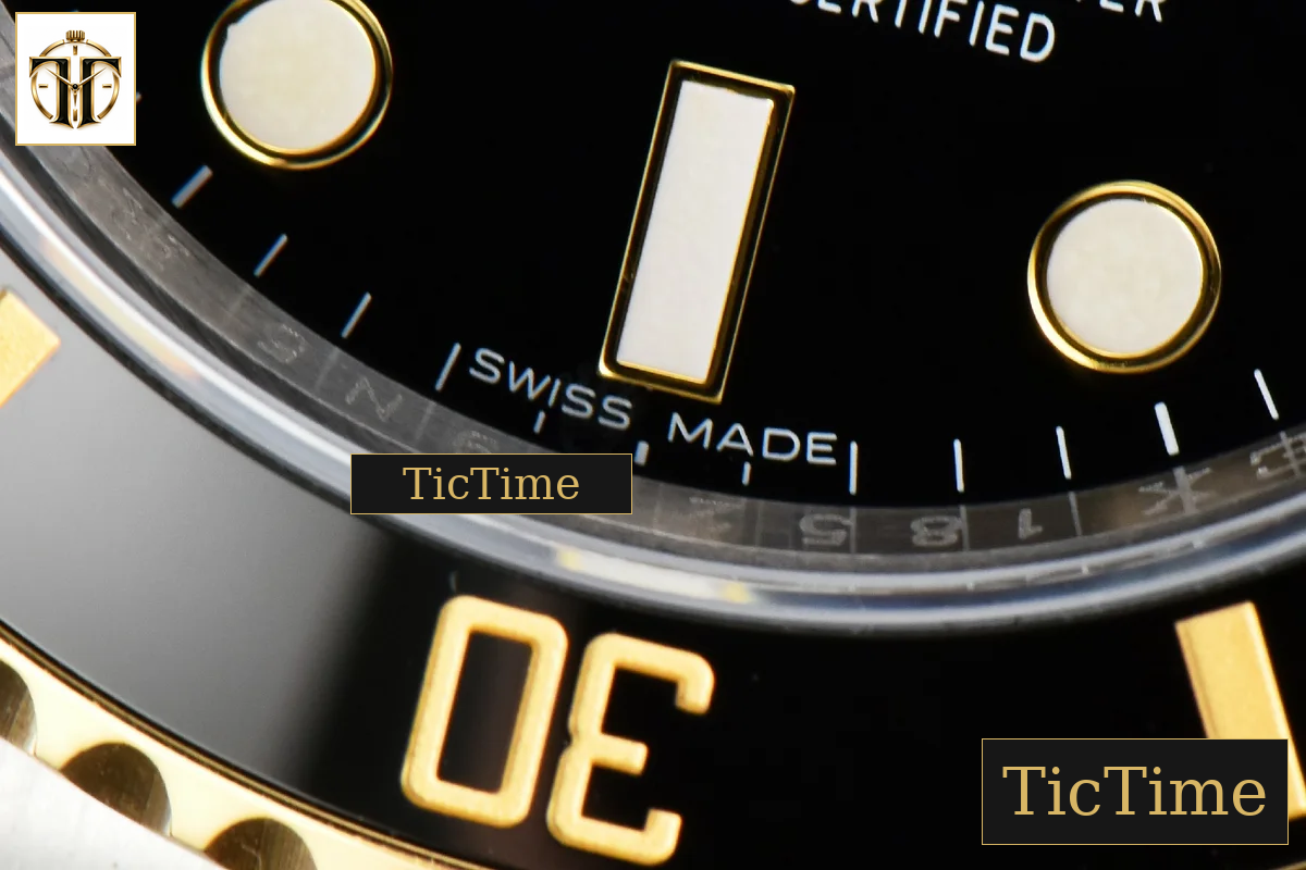 Submariner LN 116613 40mm Clean Factory YG/SS Black Ceramic Black Dial YG/SS Bracelet VR3130 — foto 8