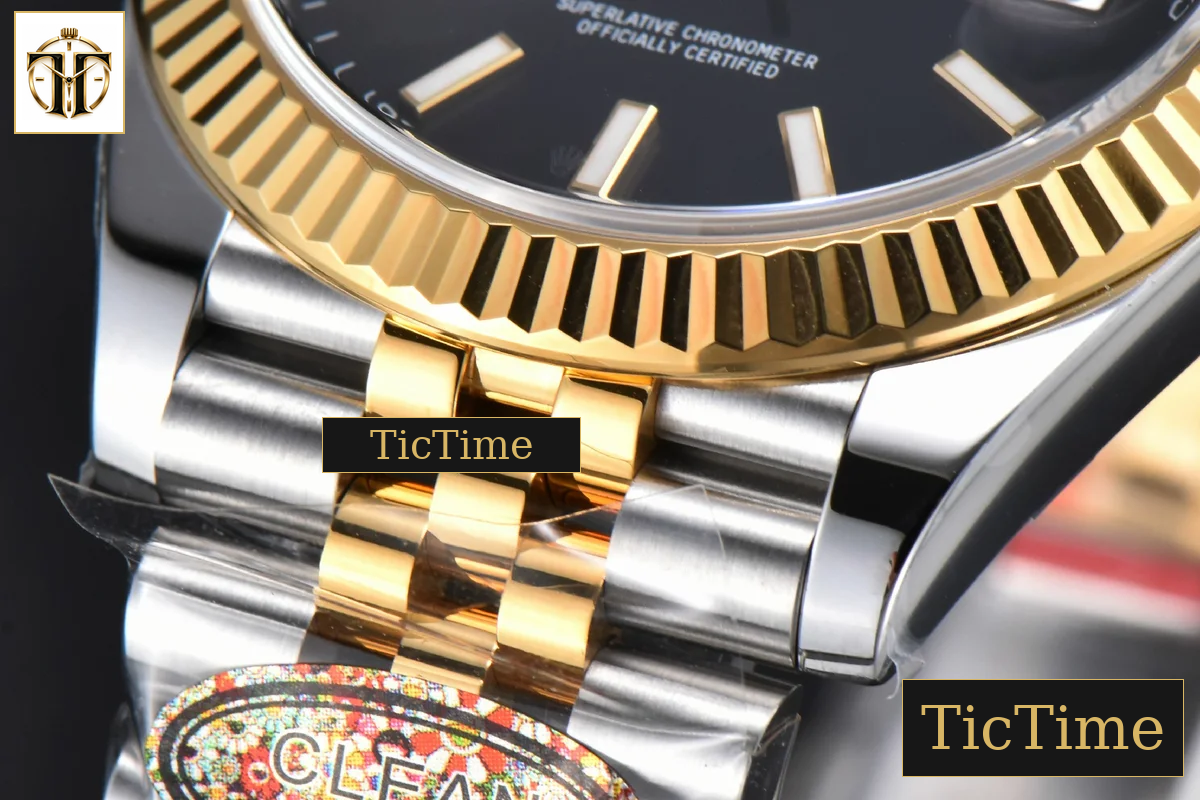 DateJust 126333 41mm Clean Factory YG/SS Black Dial Jubilee Bracelet VR3235 — foto 10