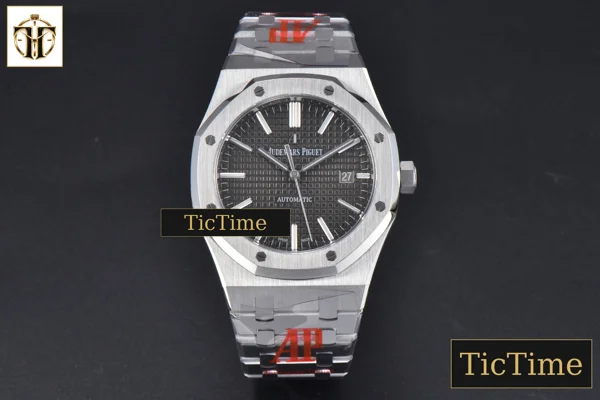Foto frontal — Royal Oak 15400 41mm ORF Gray Textured Dial SS Bracelet A3120