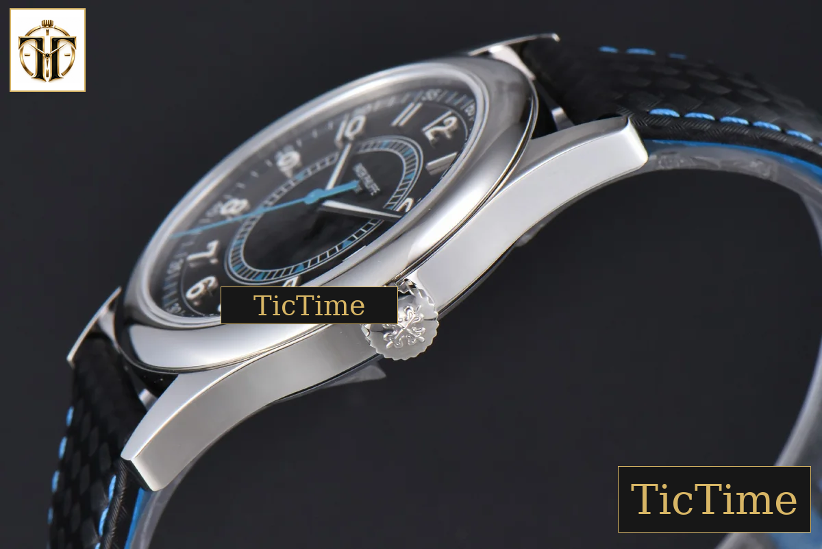 Calatrava 6007G 40mm ZF Black Dial Blue Hand Nylon Strap 9015 — foto 11