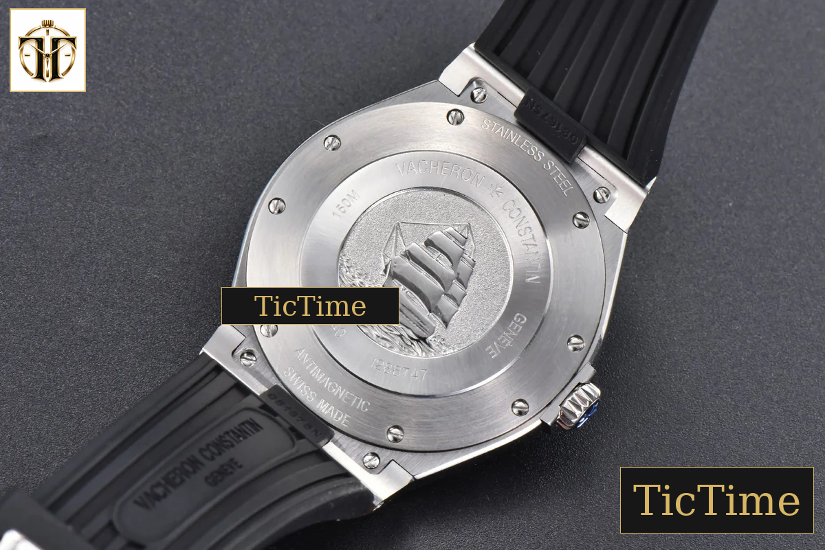 Overseas 47040 42mm PPF Black Dial Black Rubber Strap A1226 — foto 25