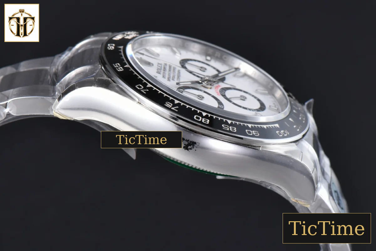 Daytona 904L Steel 126500 40mm APSF White/Panda Dial SS Braclet SH4131 — foto 20