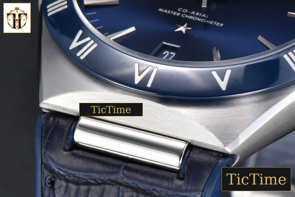 Constellation 41mm VSF Blue Ceramic Blue Dial Blue Gummy Strap A8900 — foto 9