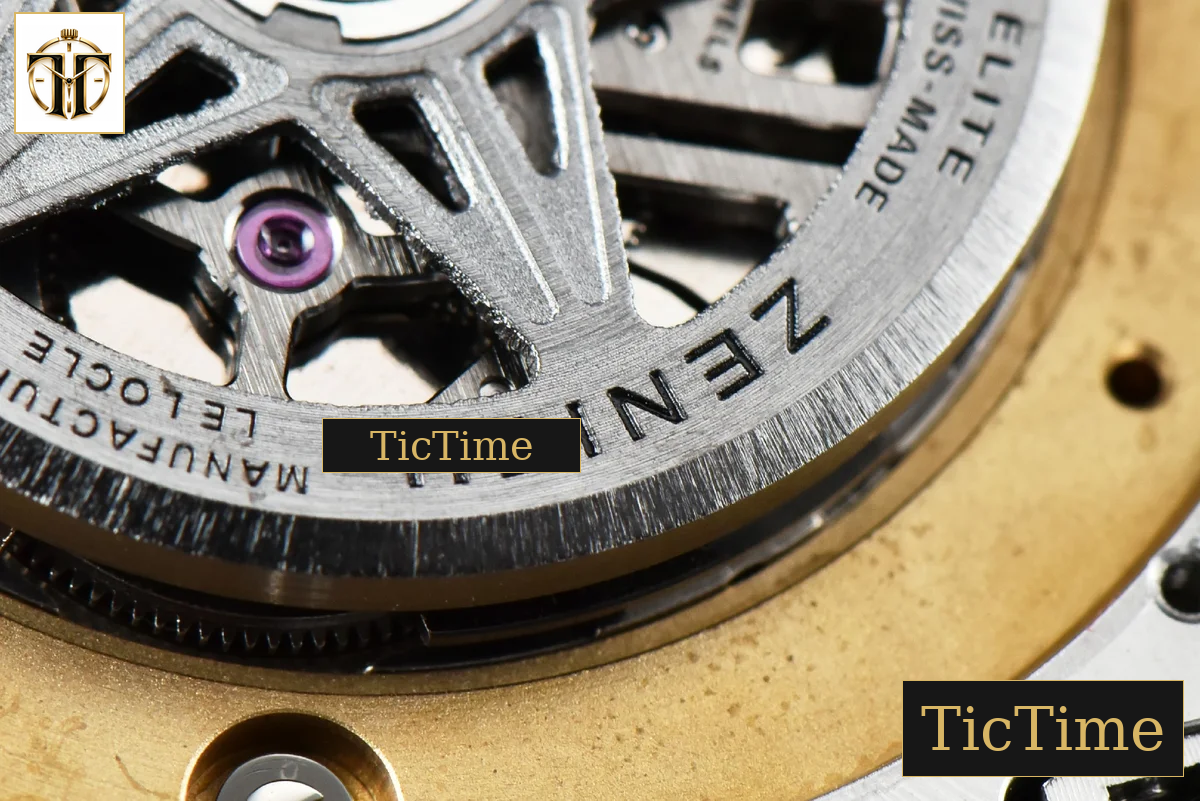 Defy Classic 41mm LF Skeleton Blue Dial Blue Gummy Strap A2892 — foto 21