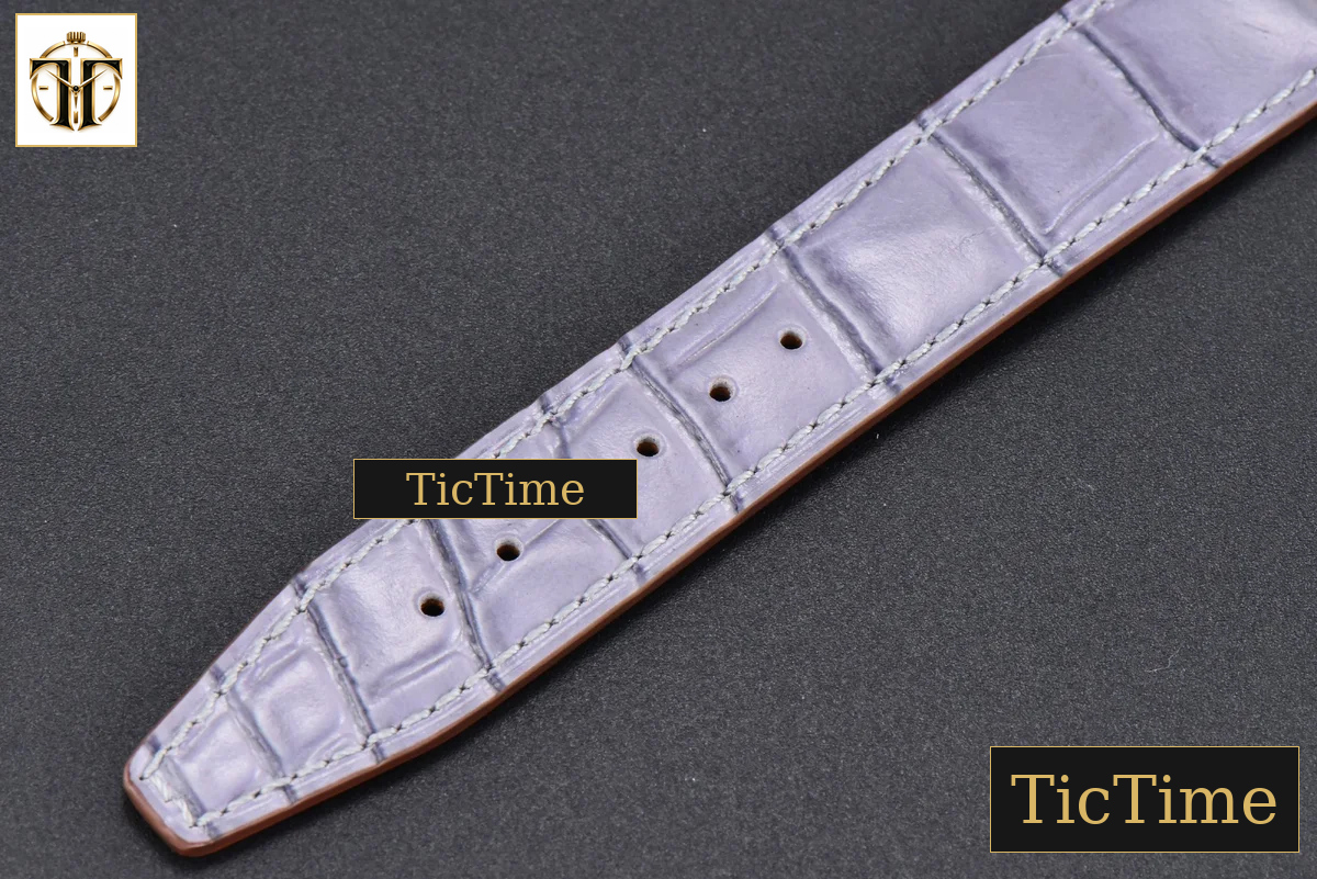 Portofino 37mm V7F Diamond Gray Dial Silver Marker Grape Leather Strap A2892 — foto 30