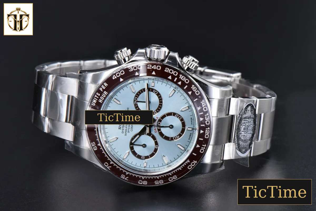 Daytona 126506 40mm Clean Factory Ice Blue Dial Lume Markers SS Bracelet DD4131 — foto 16