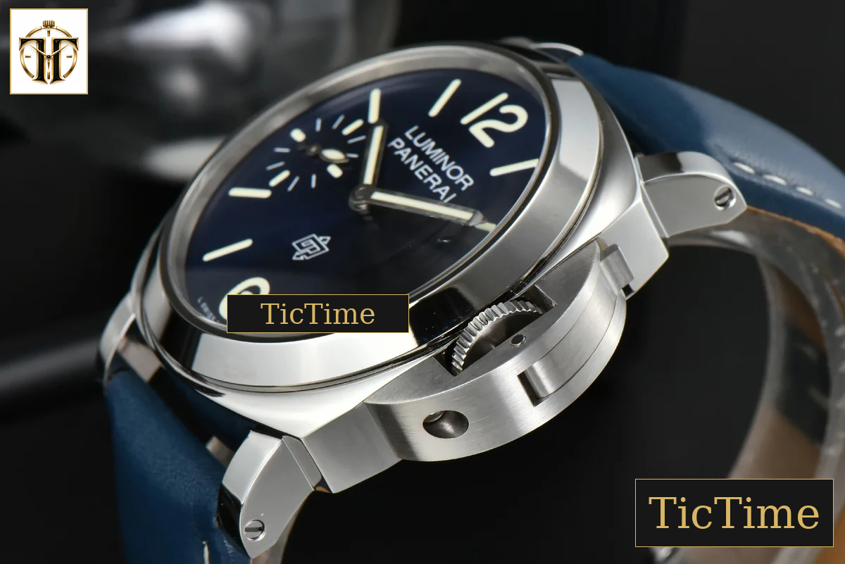 PAM1085 44mm HWF Blue Dial Blue Leather Strap A6497 — foto 9