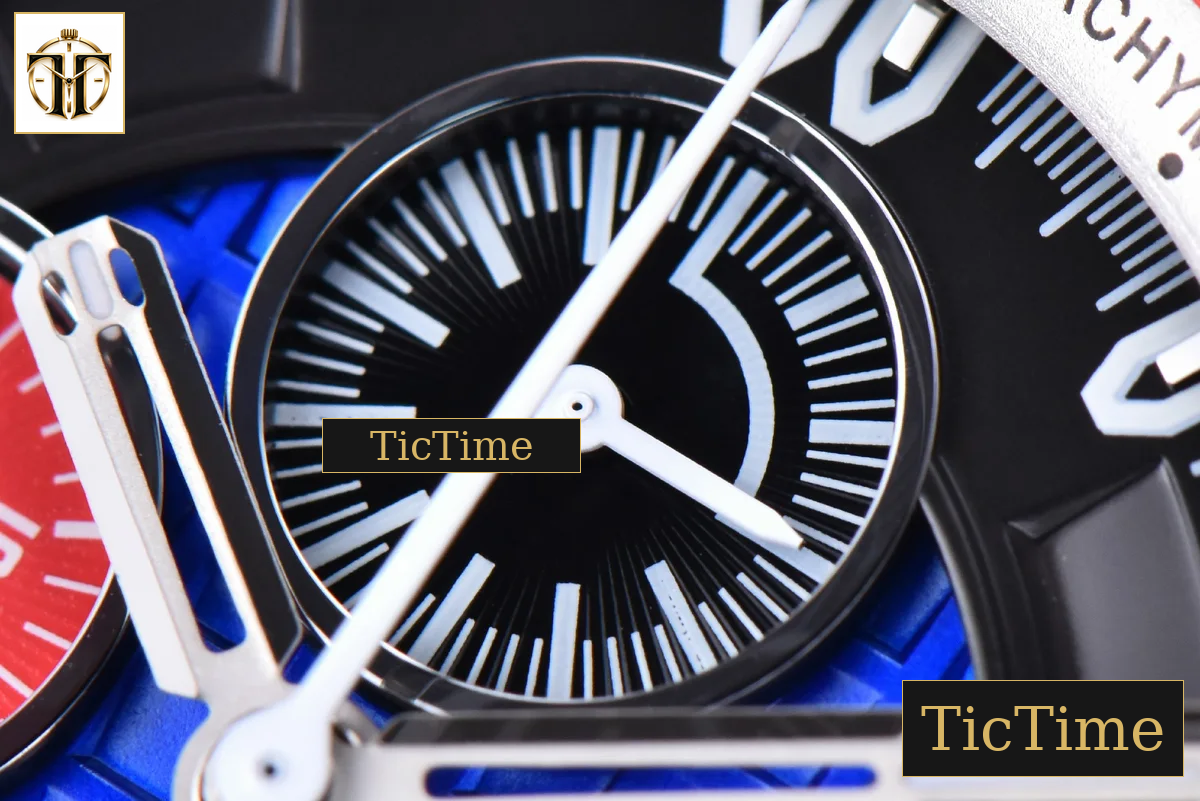 Royal Oak Offshore Grand Prix Forge Carbon Parts 44mm JF Blue Dial Leather Strap V3 A3126 — foto 9