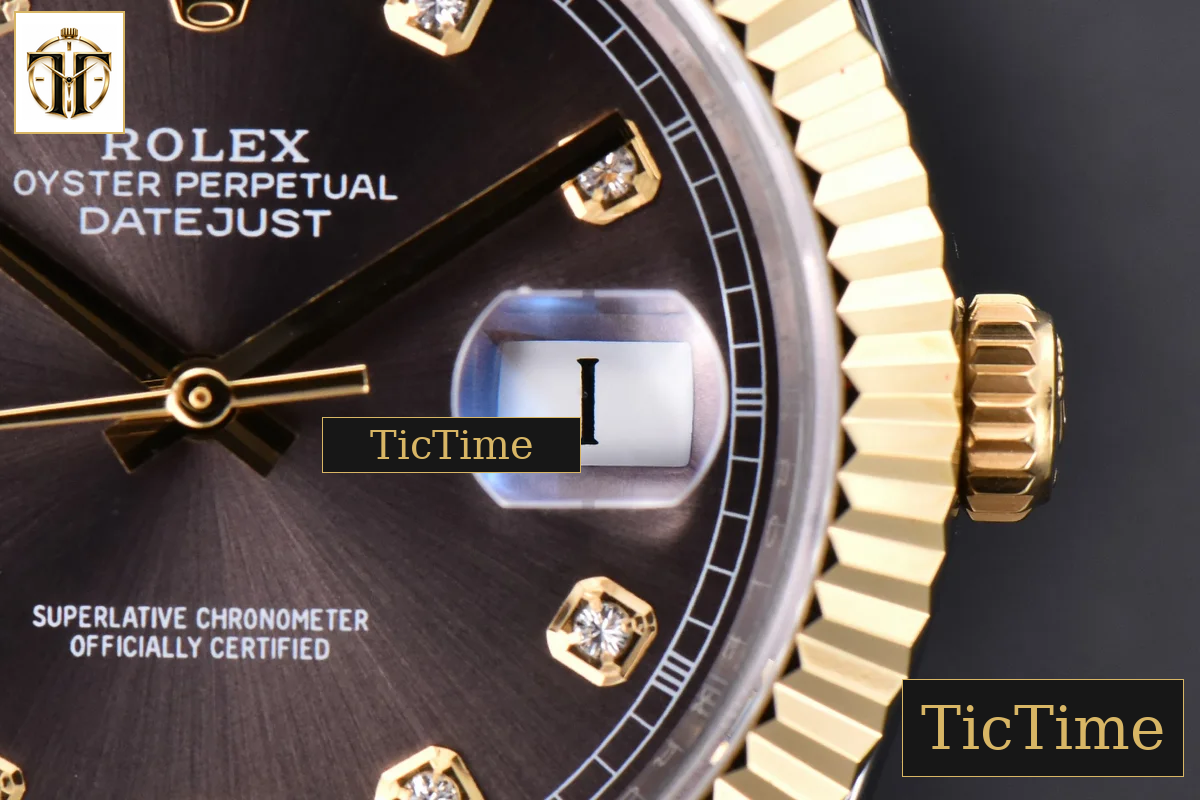 Datejust 41mm GMF YG/SS Gray Dial Diamond Marker Fluted Bezel Jubille Bracelet VR3235 — foto 9
