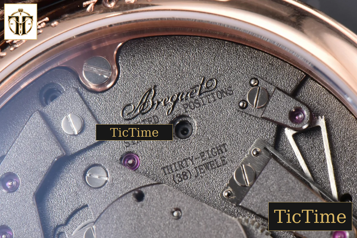 Tradition 7057BR 40mm ZF RG Gray Dial White Subdial Black Leather Strap A505 — foto 22