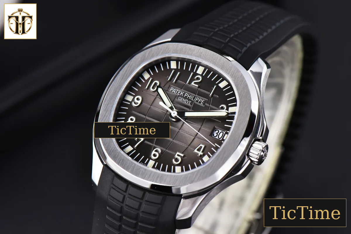 Aquanaut 5167 40mm ZF Gray Dial Black Rubber Strap A324 — foto 4