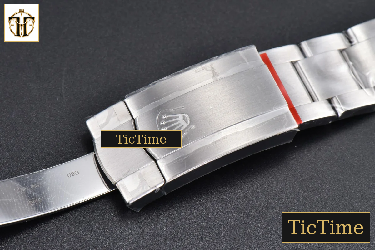 Oyster Perpetual 904L 124300 41mm Clean Factory Yellow Dial SS Bracelet VR3230 — foto 30