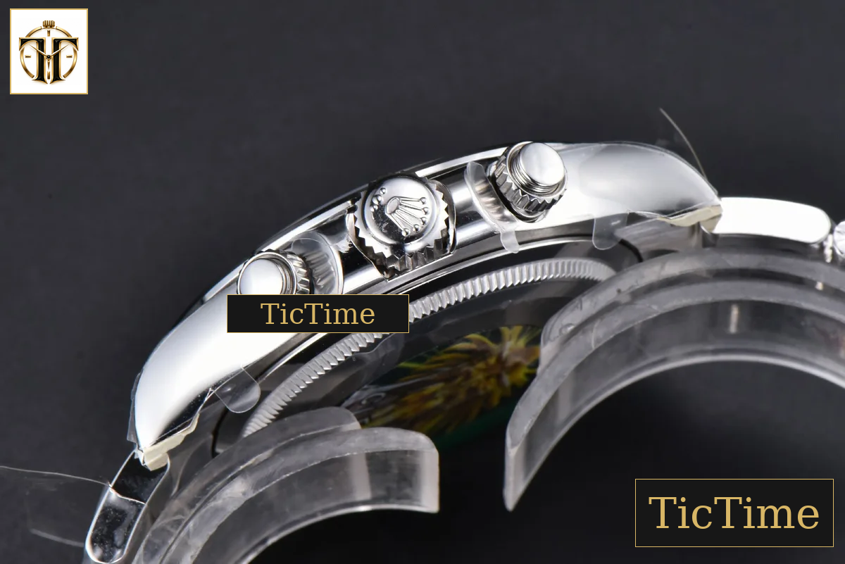 Daytona 126509 40mm Clean Factory Grey Black Subdial Lume Marker SS Bracelet DD4131 — foto 17