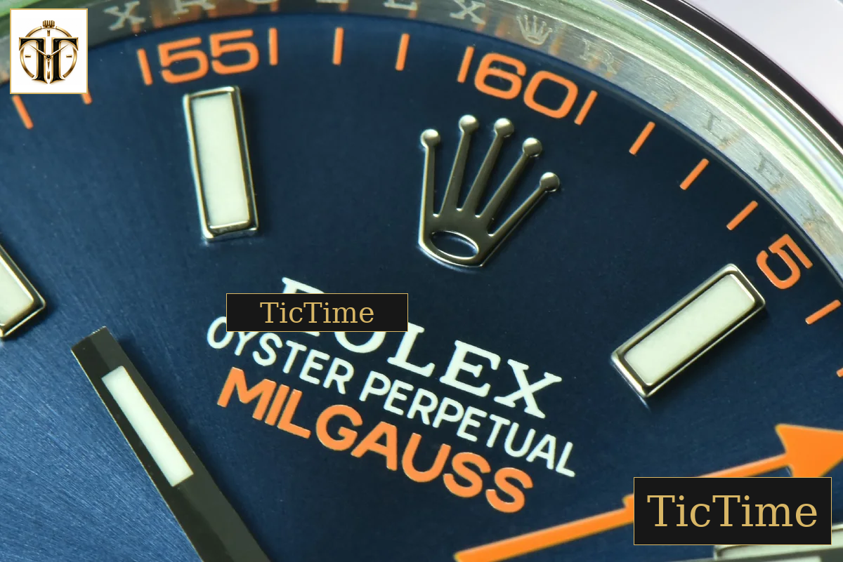 Milgauss 904L 116400GV 40mm VSF Blue Dial Green Crystal VS3131 — foto 8