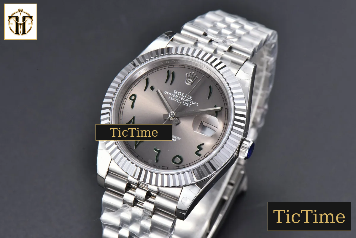 DateJust 126334 41mm BPF Gray Arabic Dial Jubilee Bracelet A2824 — foto 4