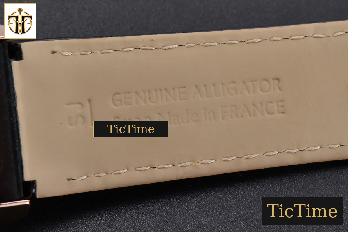 Master Reverso Tribute Small Seconds 30x47mm MGF RG White Dial Brown Leather Strap A854A — foto 26