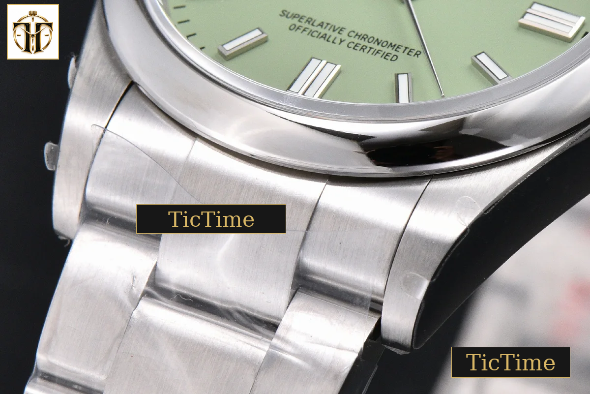 Oyster Perpetual 316L Pistachio 126000 36mm BPF Green Dial SS Bracelet SH3132 — foto 10