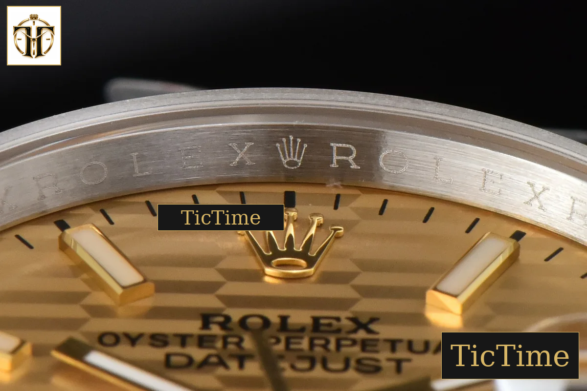 DateJust 36mm BPF YG/SS Smooth YG Motif Dial Oyster Bracelet A2824 — foto 13