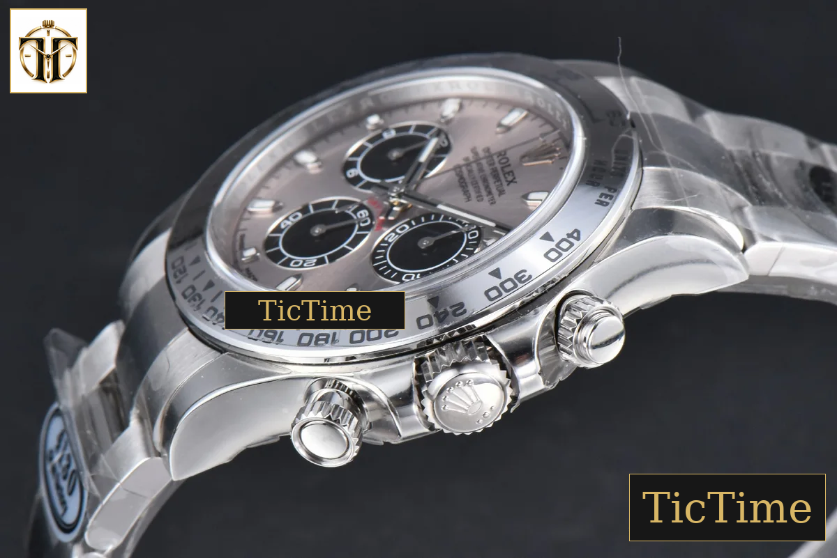 Daytona 116509 40mm Clean Factory SS Gray Dial Black Subdial SS Bracelet A4130 — foto 12