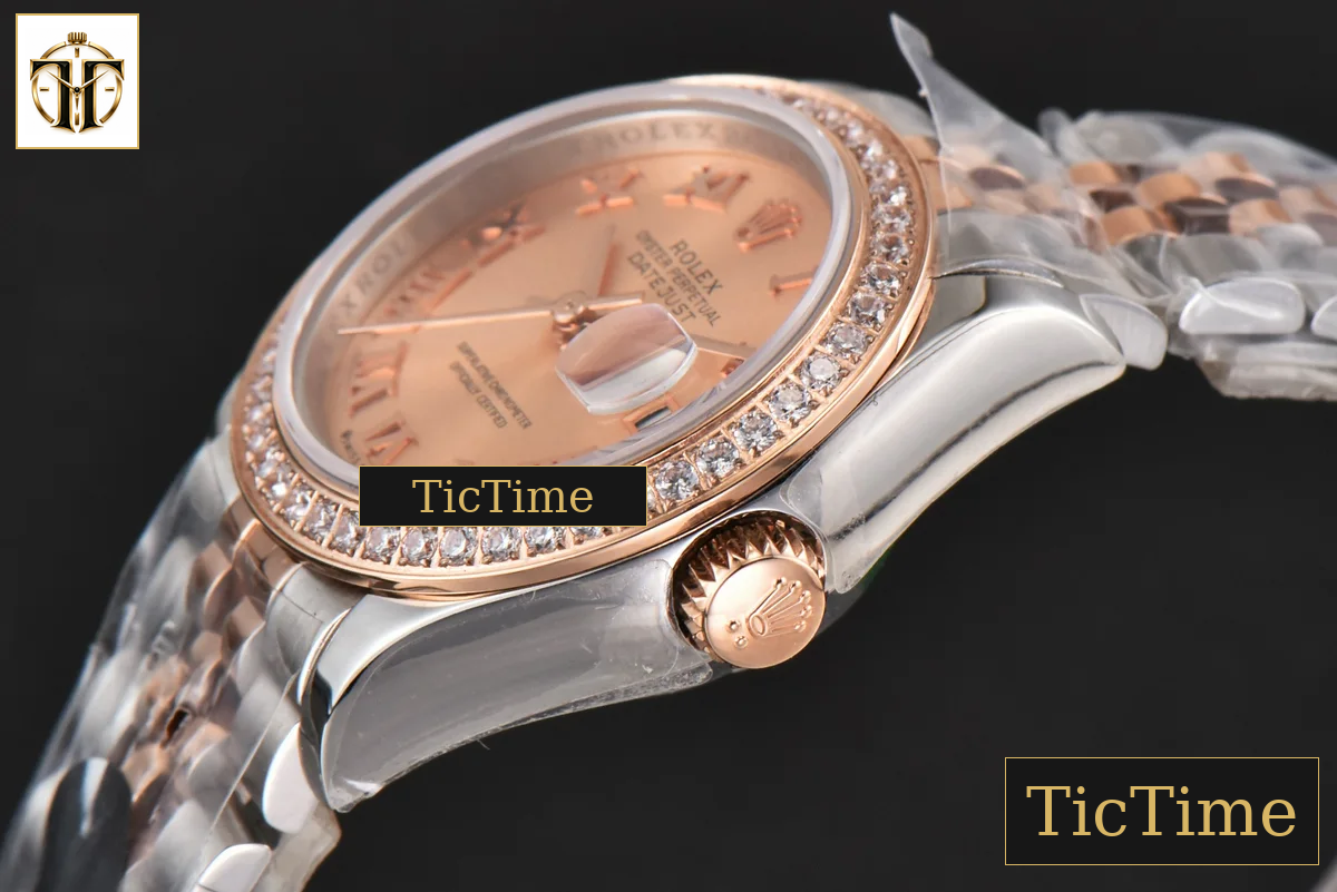 DateJust Ladies 28mm WF RG/SS Diamond RG Dial Roma Marker Jubilee Bracelet A2236 — foto 11