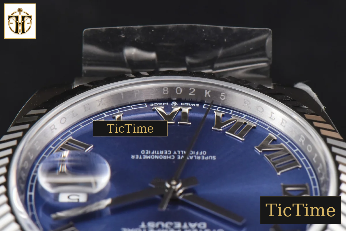 DateJust 126334 41mm Clean Factory Blue Roma Marker Jubilee Bracelet VR3235 — foto 14