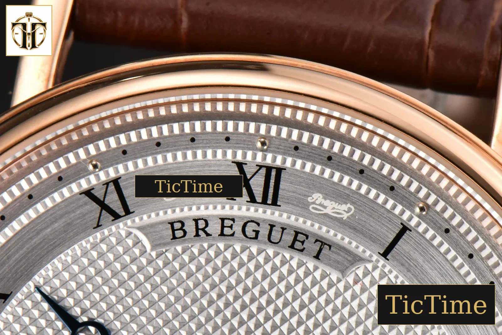 Classique 5157 38mm LTF RG White Dots Dial Roma Marker Brown Leather Strap MY9015 — foto 5