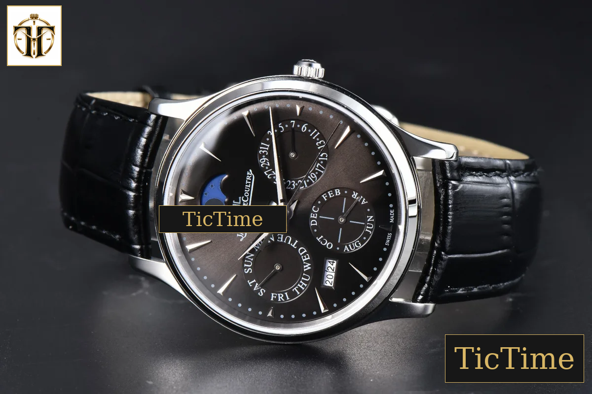 Master Ultra Thin Perpetual Calendar 39mm VRF SS grey Dial Black Leather Strap MY9015 — foto 13