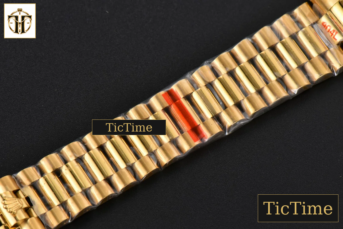 Daydate 36mm GMF YG Meteorite Dial Roma Diamond Marker YG Bracelet A3235 — foto 26