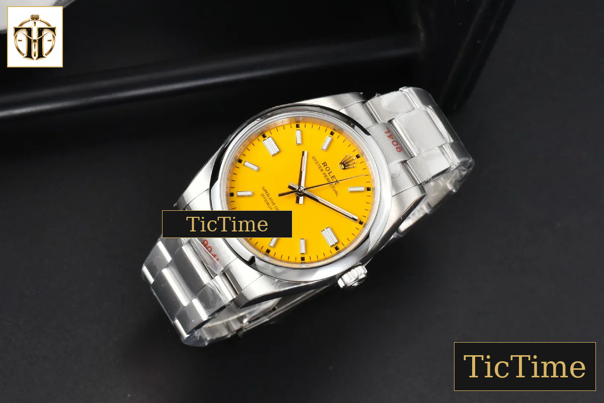Oyster Perpetual 126000 36mm EWF Yellow Dial SS Bracelet A3230 — foto 14