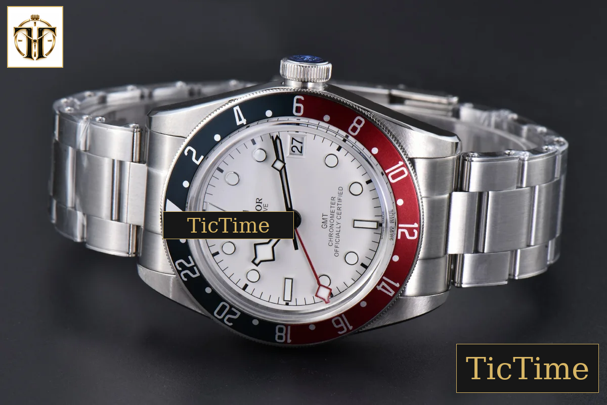 Black Bay GMT Pepsi 41mm ZF Blue/Red White Dial SS Bracelet A2836 — foto 14
