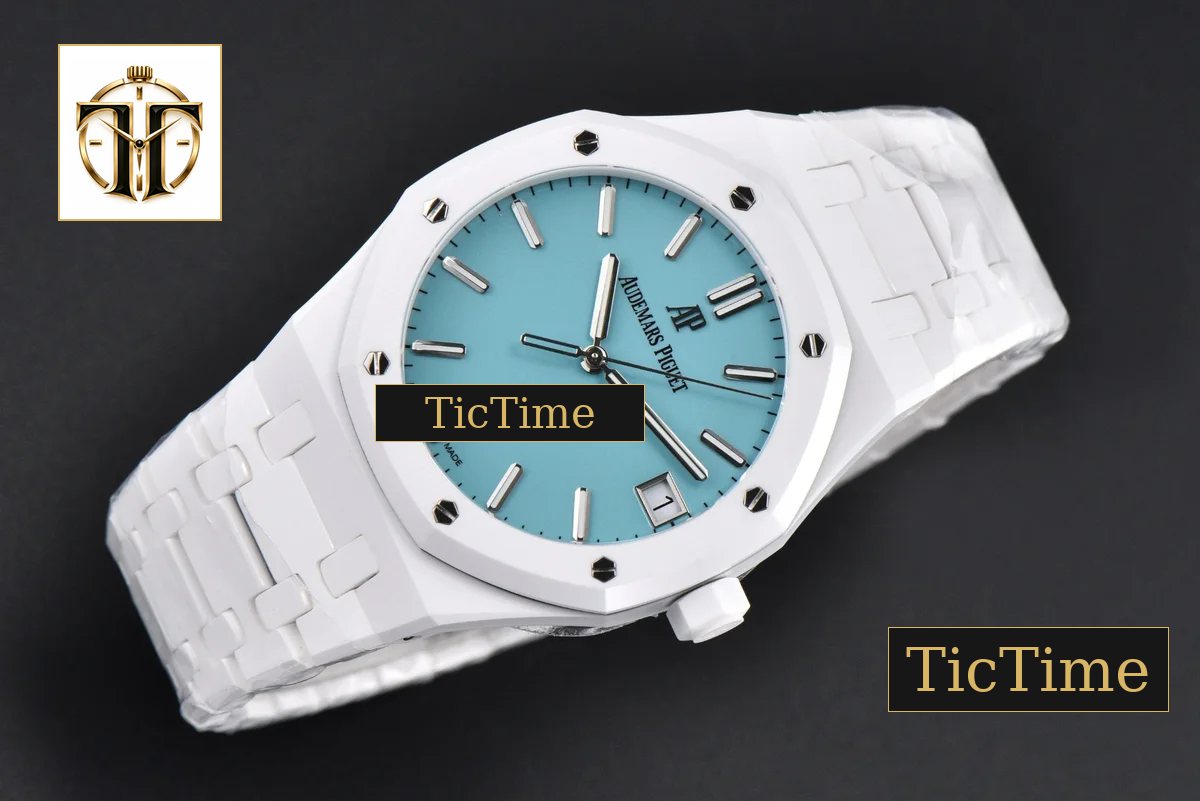 Royal Oak Chrono 26240 41mm APSF White Ceramic Tiffany Dial Bracelet SA4401 — foto 4
