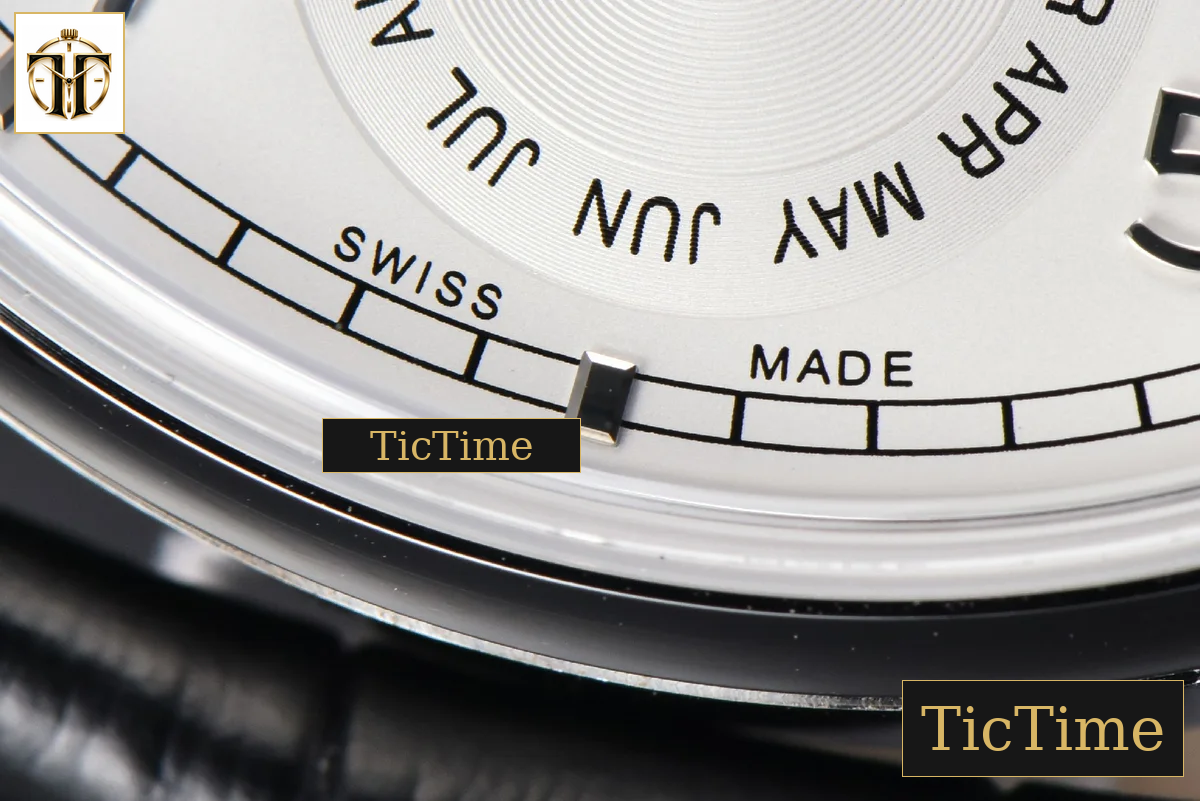 Portugieser Perpetual Calendar IW5033 42mm APSF SS White Dial Black Leather Strap A52610 — foto 9
