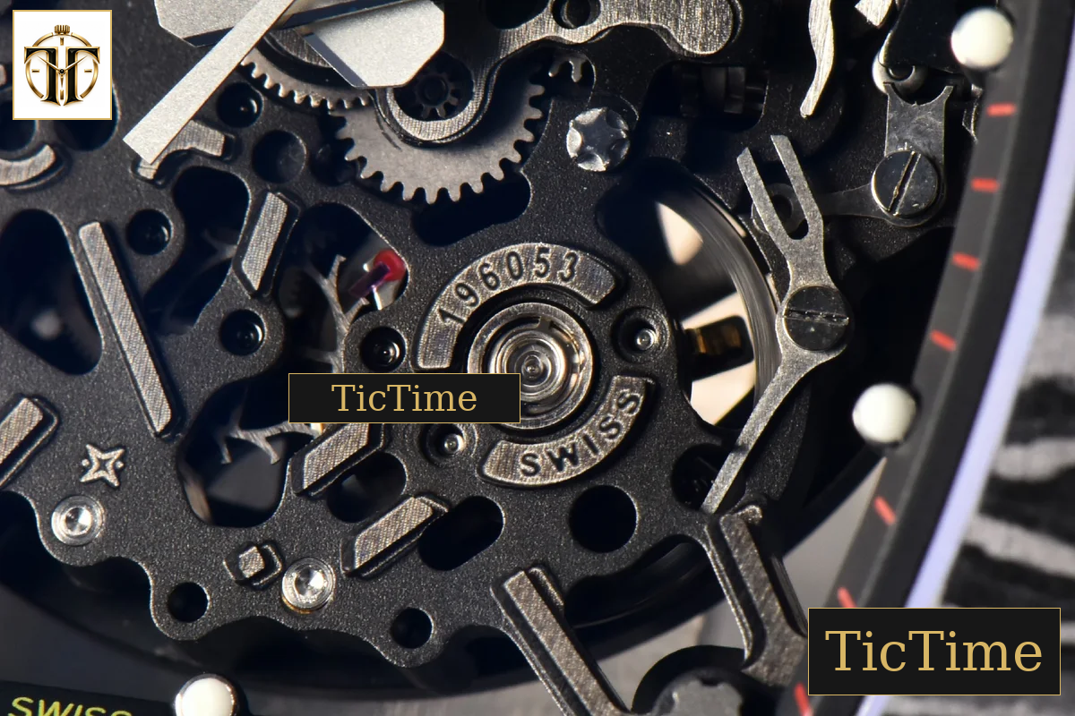 NTPT RM035-02 ZF Skeleton Dial Black Rubber Strap V5 NH05A — foto 9