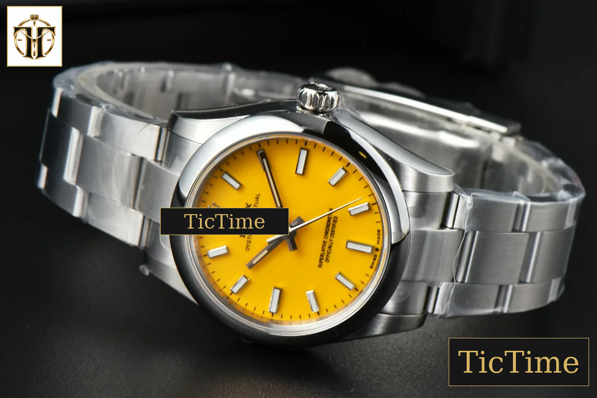 Oyster Perpetual 277200 31mm EWF Yellow Dial SS Bracelet A3230 — foto 13