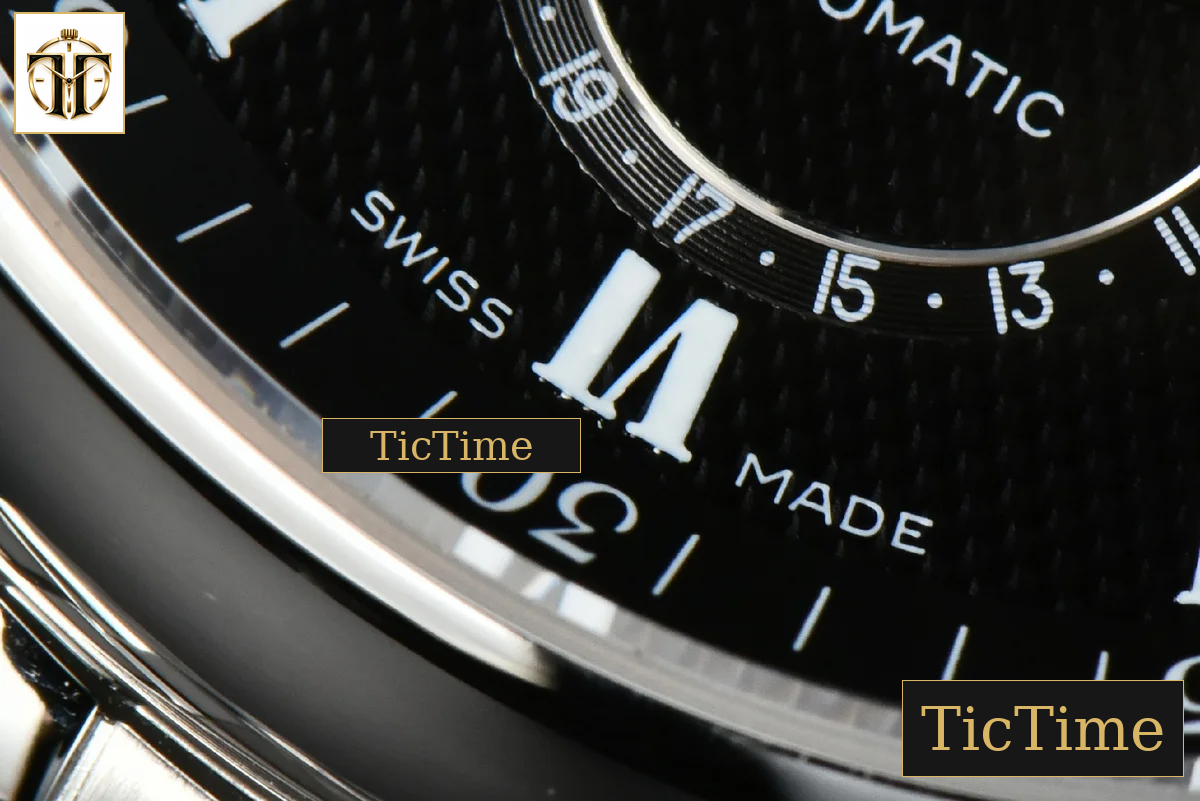 Master Moonphase 40mm GF Black Dial Roma Marker SS Bracelet A899 — foto 7