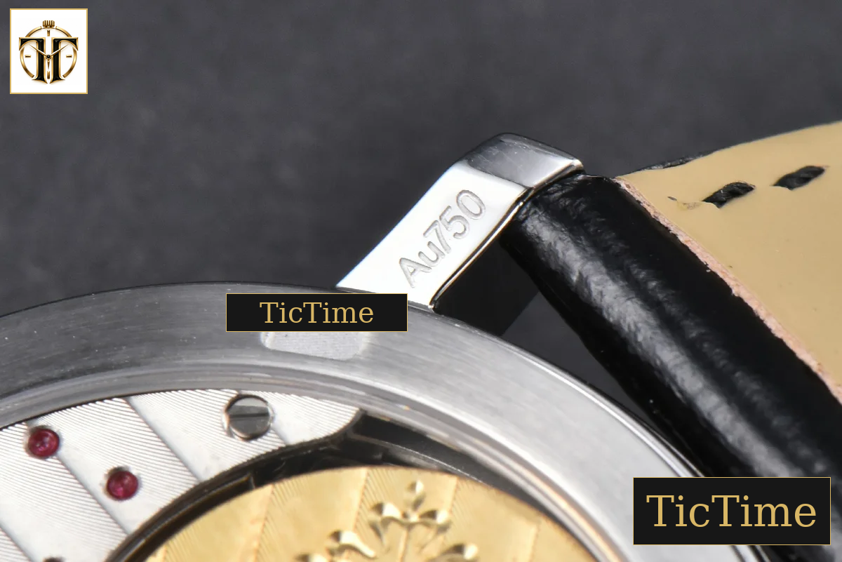 Calatrava 50th Anniversary 5057G 36.5mm IWF Gray Dial Leather Strap — foto 25
