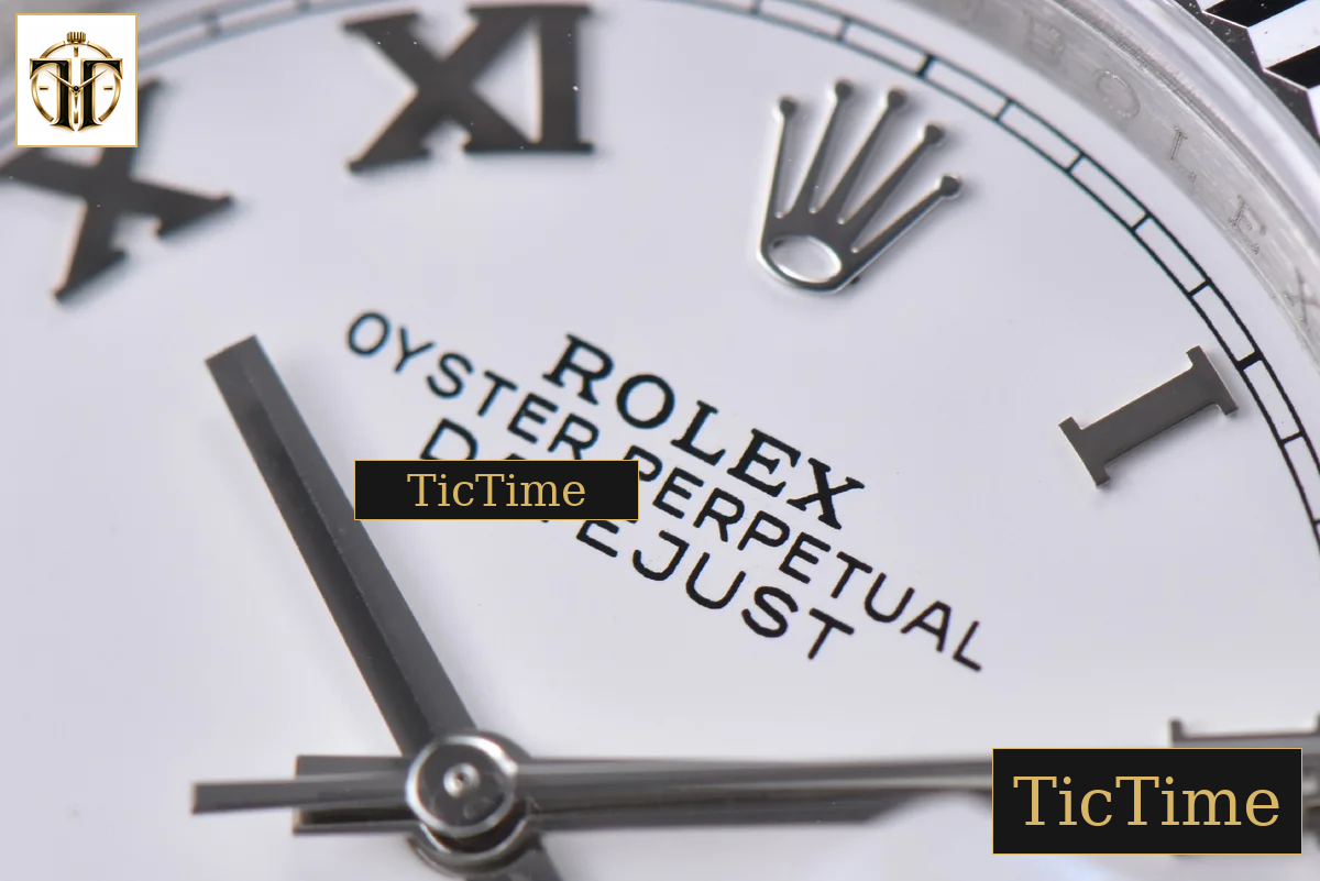 DateJust 36mm GMF SS White Dial Roma Marker Jubilee Bracelet VR3235 — foto 10