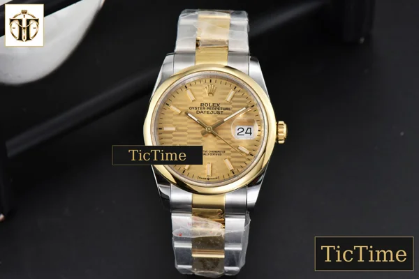 Foto frontal — DateJust 36mm BPF YG/SS Smooth YG Motif Dial Oyster Bracelet A2824