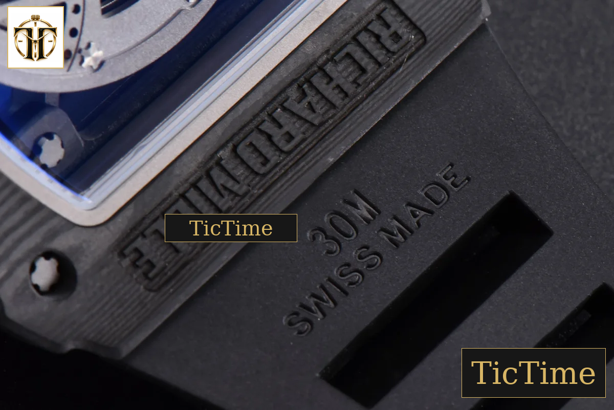 NTPT RM035-02 ZF Skeleton Dial Black Rubber Strap V5 NH05A — foto 20