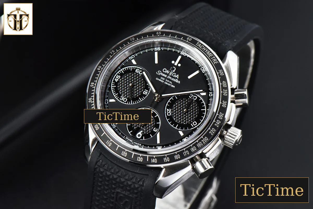 Speedmaster Racing Master 40mm HRF Black Dial Black Rubber Strap A7750 — foto 4