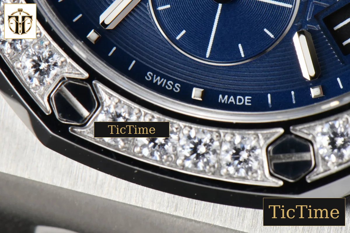 Offshore Ladies 26231ST 37mm RXWF Diamond Blue Dial Blue Subdial Blue Rubber Strap Quartz — foto 9