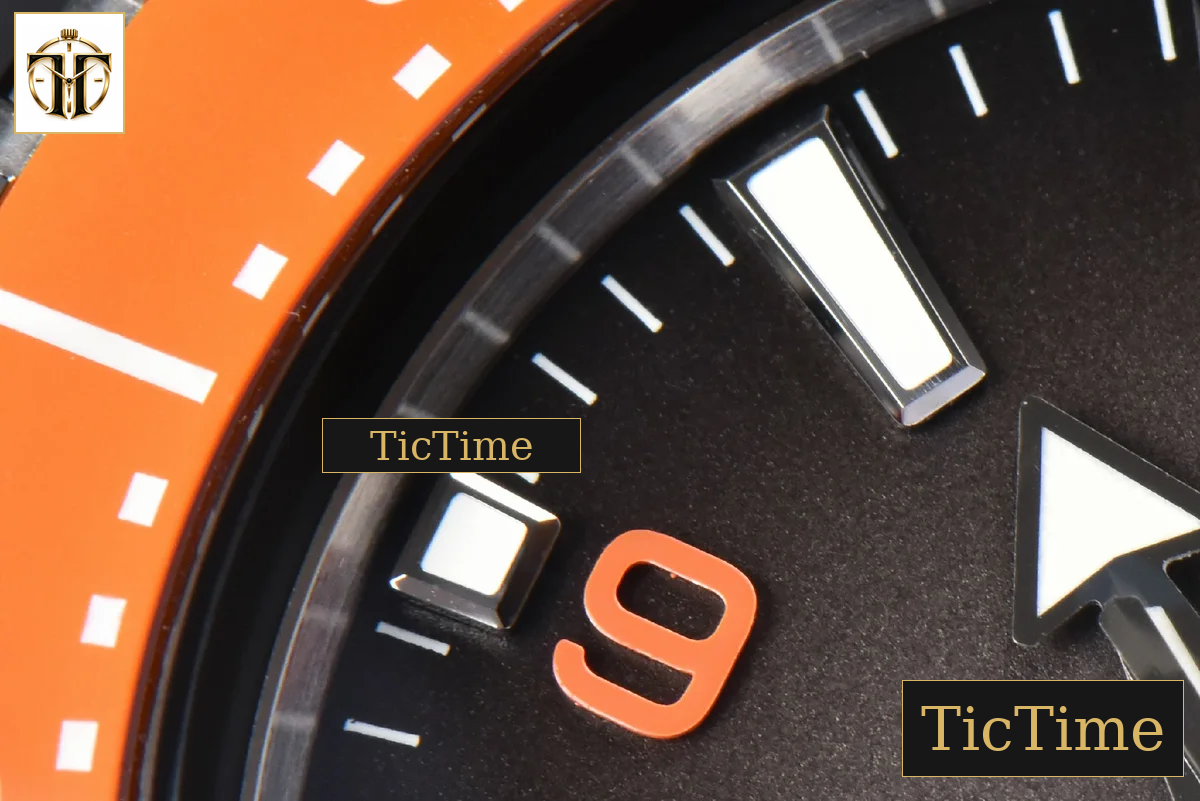 Seamaster Ultra Deep 6000M 45.5mm VSF Brown Dial Orange Bezel SS Bracelet A8912 — foto 7