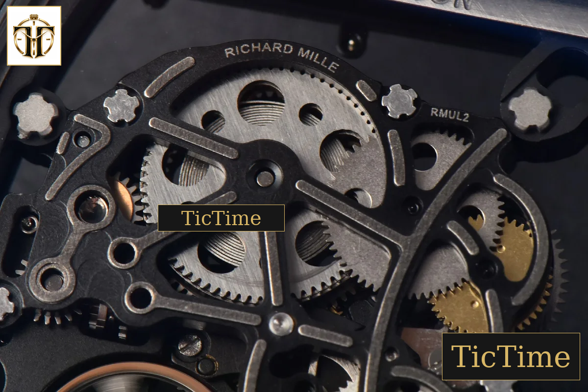 NTPT RM055 42mm RMF Blue Skeleton Dial White Rubber Strap RMUL2 — foto 20