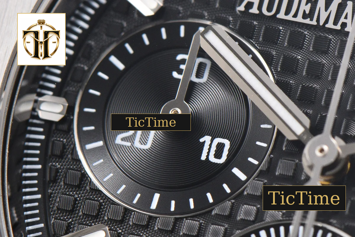 Royal Oak Chrono 26240 ZF SS Black Dial SS Bracelet V1 (V2 free sprung ) SA4401 — foto 26