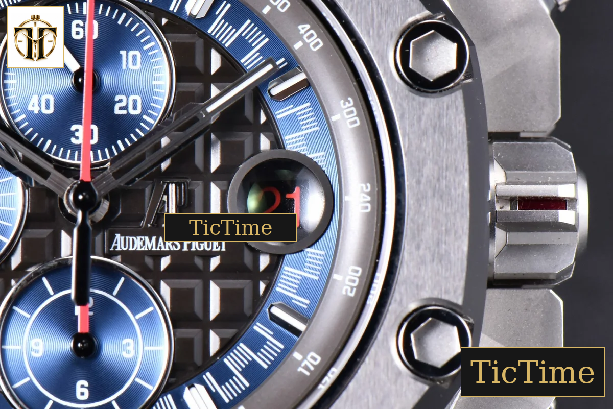 Royal Oak Offshore 26568PM 44mm JF Blue Dial Blue Rubber Strap A3126 — foto 10
