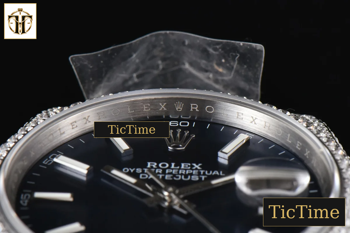 Datejust Full 41mm GMF Diamond Blue Dial Jubilee Bracelet A2824 — foto 14