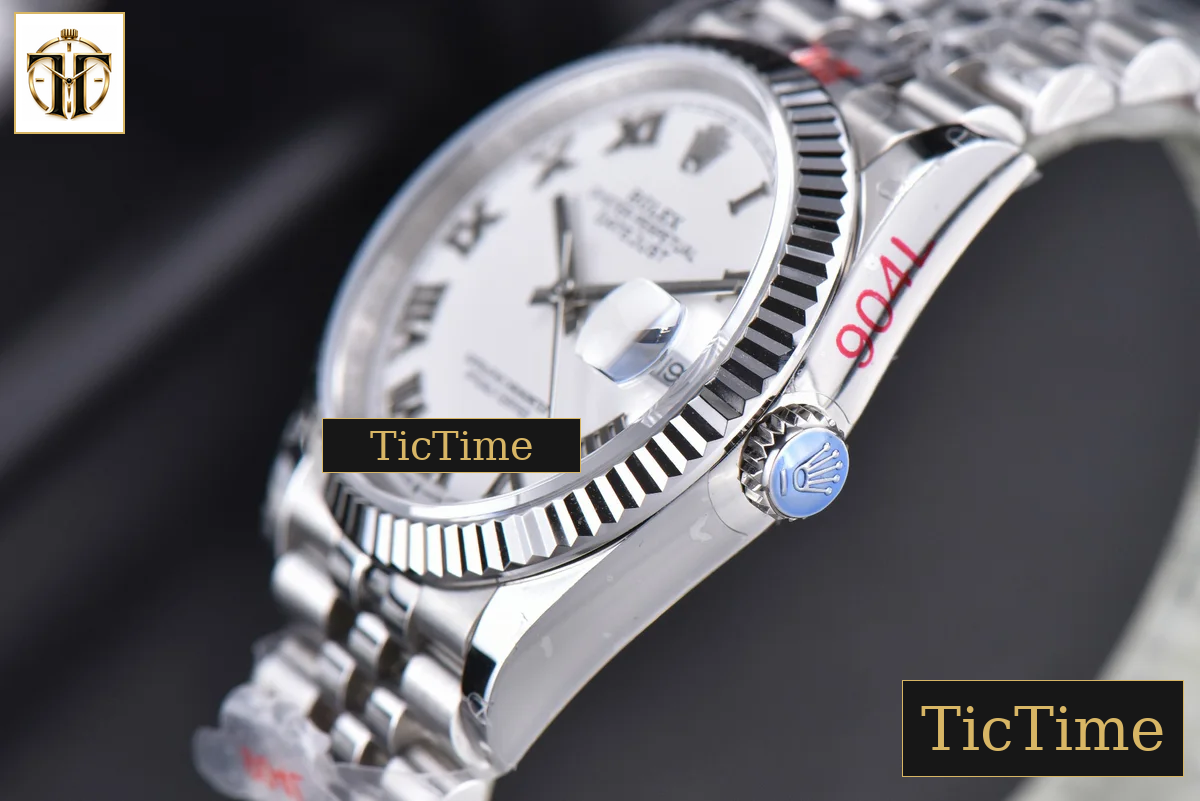 DateJust 36mm GMF SS White Dial Roma Marker Jubilee Bracelet VR3235 — foto 14