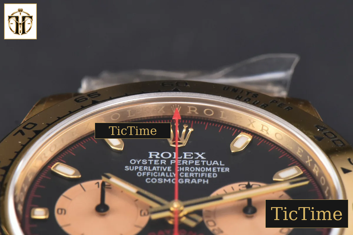 Daytona 116508 40mm Clean Factory YG 904L Black Dial YG Subdial YG Bracelet SA4130 — foto 14