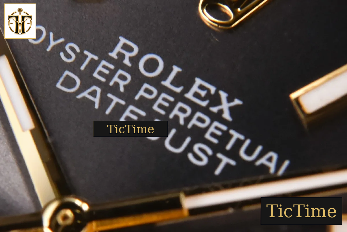 DateJust 904L 36mm GMF YG/SS Fluted Bezel Black Dial Lume Marker Jubilee Bracelet VR3235 — foto 5