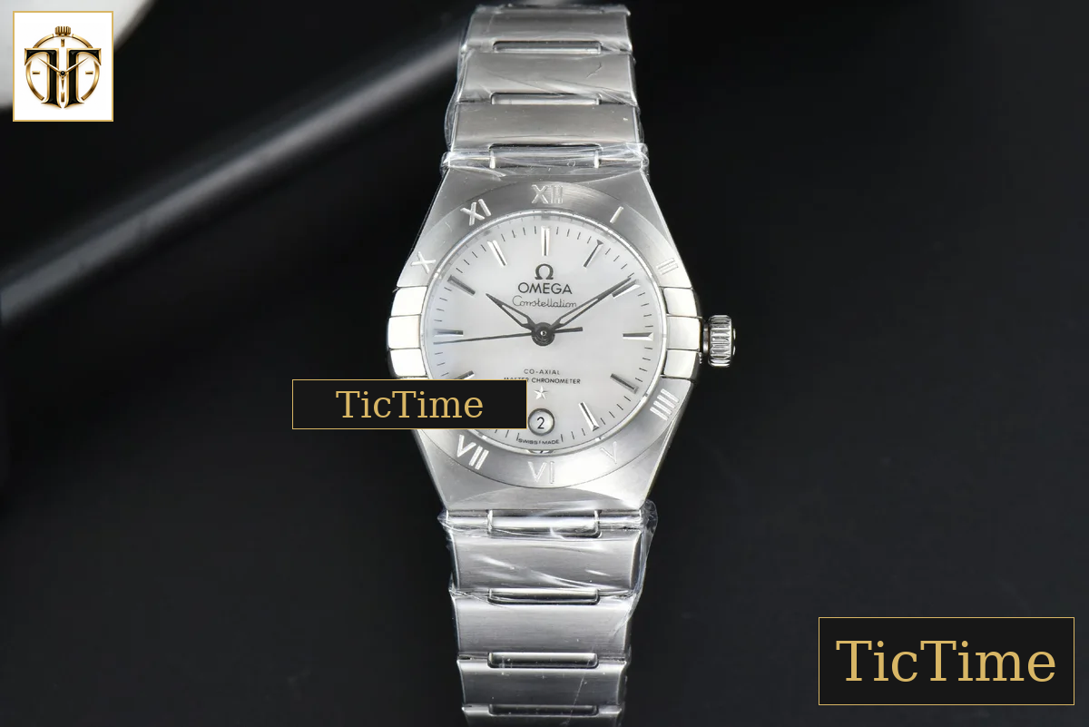 Constellation 29mm TWSF White Dial Stick Marker SS Bracelet A8700 — foto 2